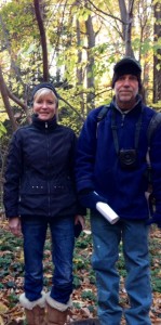 Tregaron Conservancy Executive Director Bonnie LePard & Geologist Tony Fleming