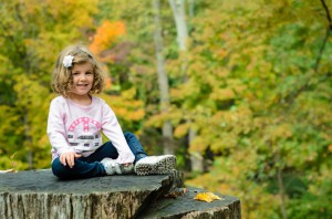 On top of Tregaron's iconic Twin Oak stump (Photo by Jamie Davis Smith)